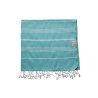 Absorbent mint green hammam towel for bath and beach use | Limonella
