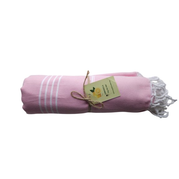 Limonella Sultan pink (4663) hammam towel – authentic Turkish cotton towel | Limonella