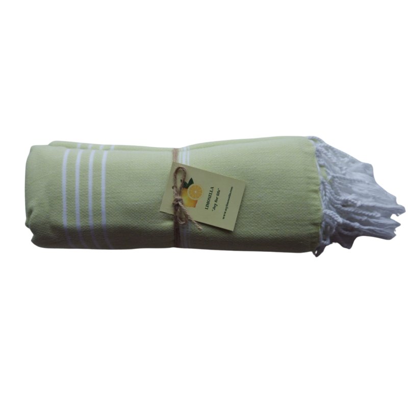 Limonella Sultan Pistachio hammam towel – authentic Turkish cotton towel | Limonella