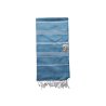 Absorbent Turquoise (8826) hammam towel for bath and beach use | Limonella