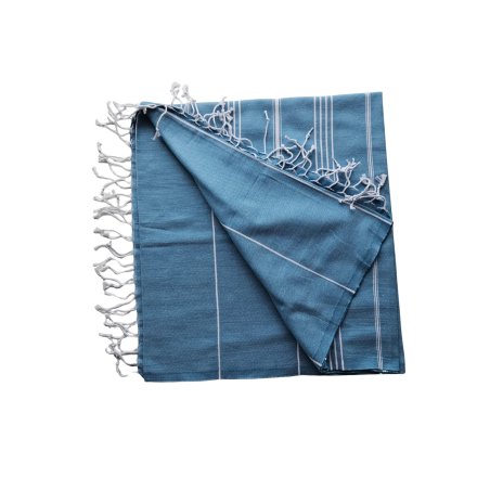 Pehmeä 100 % puuvillaa oleva hamam-pyyhe – Sultan-malli Turkoosi (8826) | Limonella