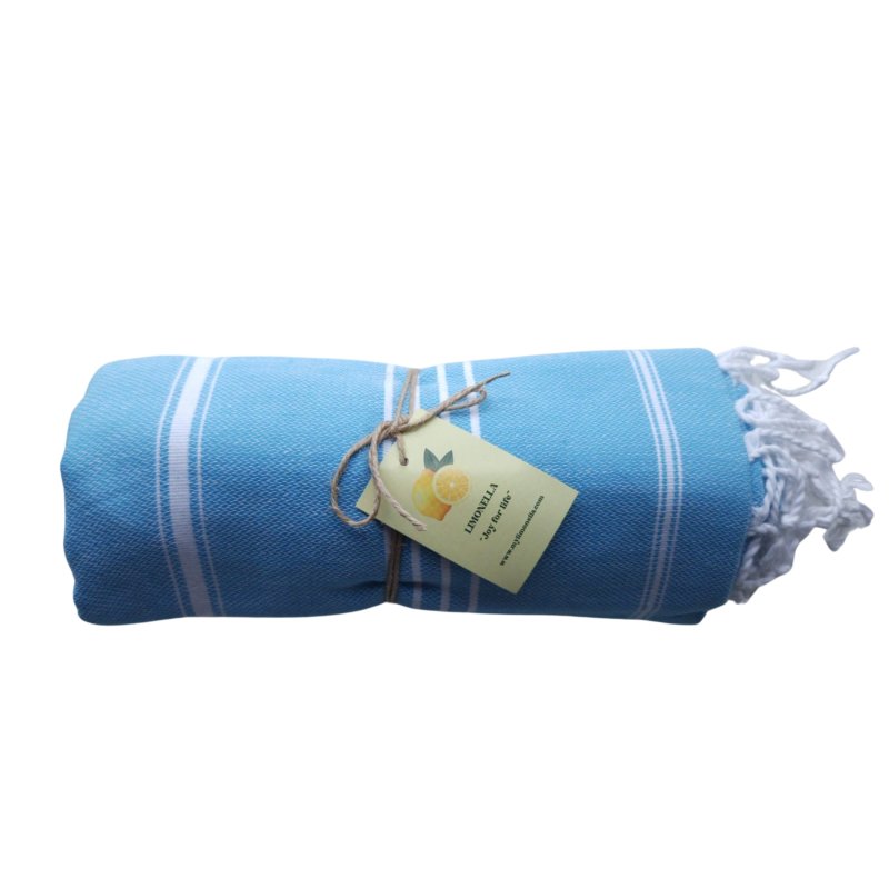Limonella Sultan Turquoise (8807) hammam towel – authentic Turkish cotton towel | Limonella