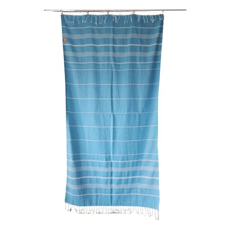 Reilun kokoinen Turkoosi (8807) hamam-pyyhe hapsuilla – täydellinen saunaan | Limonella