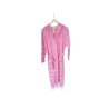 Limonella Sultan hooded hammam bathrobe – pink Turkish cotton bathrobe | Limonella