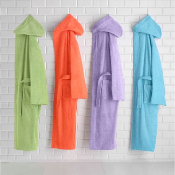 Hammam bathrobe with logo – customized bathrobe for companies in various colors | Limonella