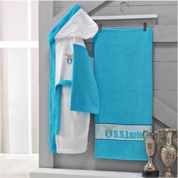Soft and absorbent hammam bathrobe with embroidery – stylish promotional set | Limonella