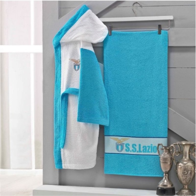 Soft and absorbent hammam bathrobe with embroidery – stylish promotional set | Limonella