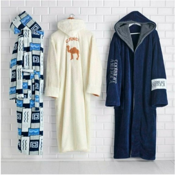 Hammam bathrobe with logo – customized bathrobe for companies in various colors | Limonella