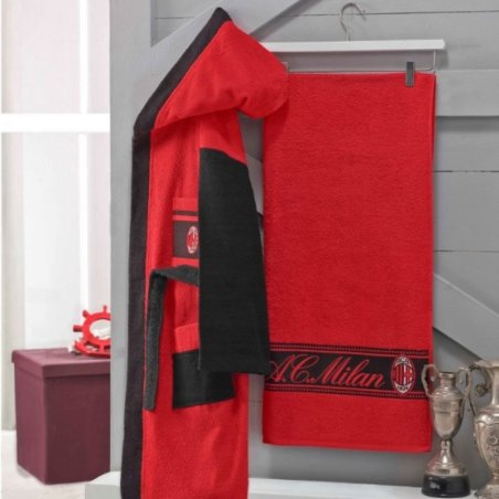 Soft and absorbent hammam bathrobe with embroidery – stylish promotional set | Limonella