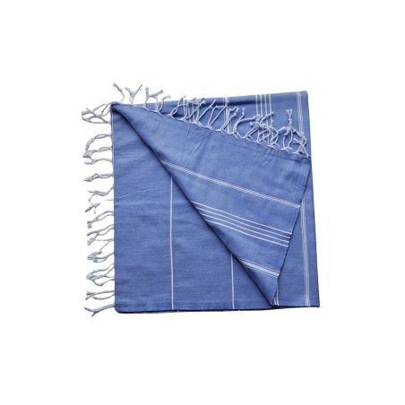 Soft 100% cotton hammam towel – Sultan model in blue | Limonella