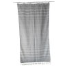 Large size light grey hammam towel with tassels – perfect for sauna | Limonella
