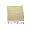 Absorbent light yellow hammam towel for bath and beach use | Limonella