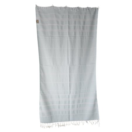Large size mint hammam towel with tassels – perfect for sauna | Limonella